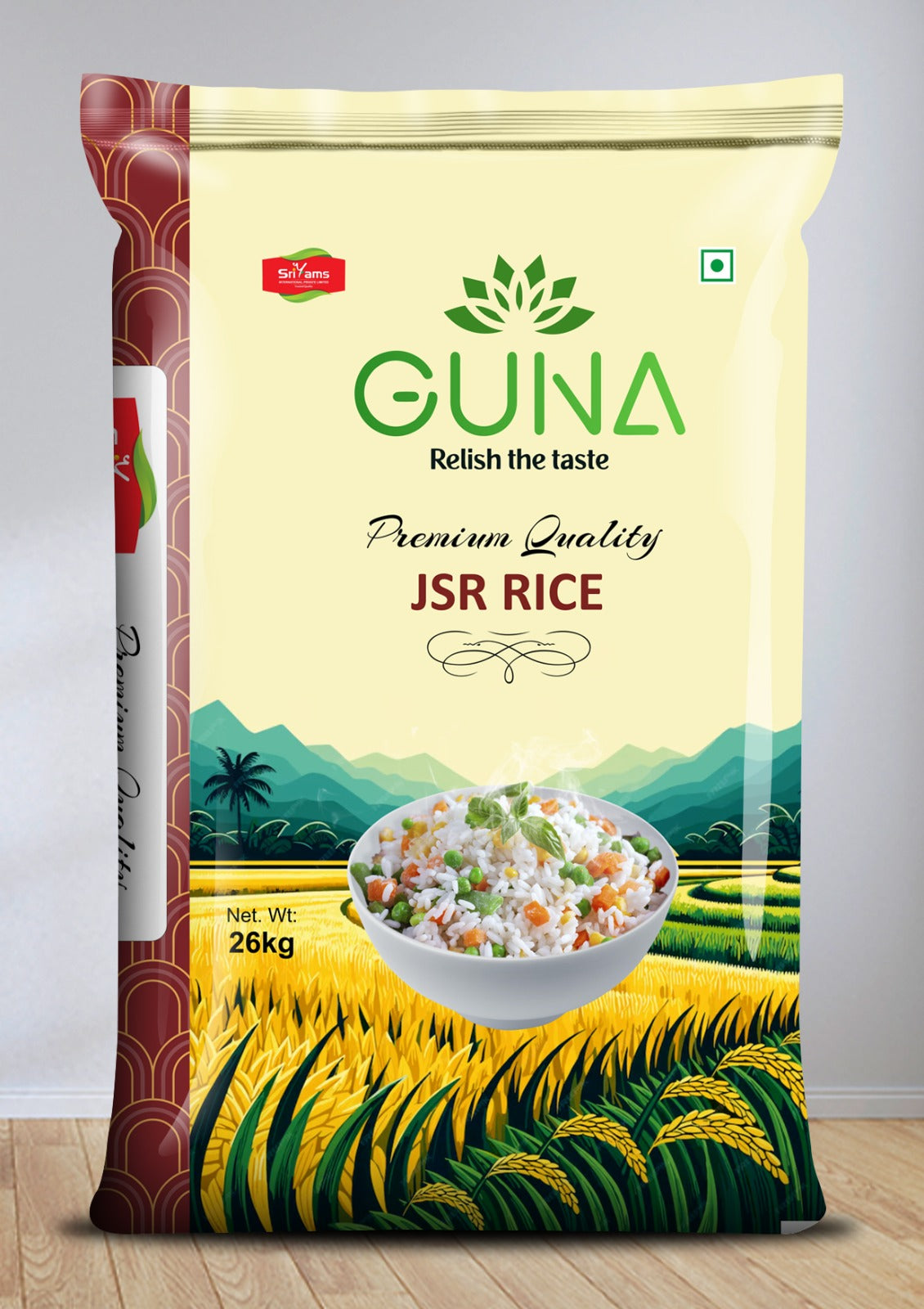 JSR Raw rice /26kg